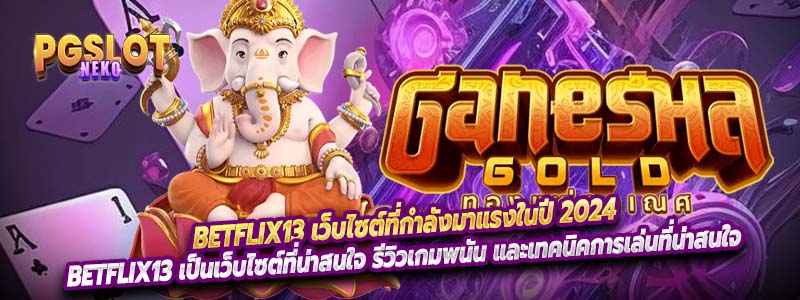 Betflix13 เว็บไซต์ที่กำลังมาแรงในปี 2024